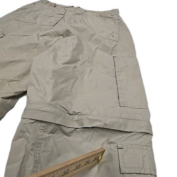 No Boundaries Mens Convertible Pants 30x32 (29x31) Tan Baggy Cargo Y2K Skater - Picture 10 of 10